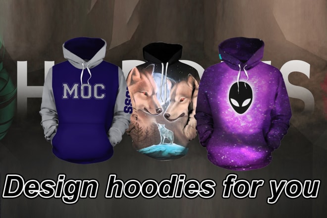 I will do all over print sublimation hoodie