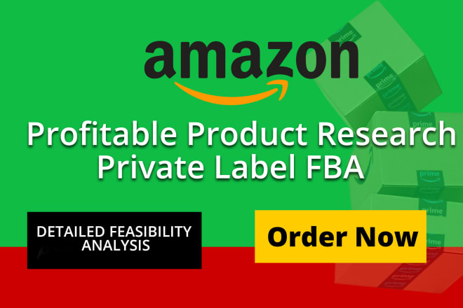I will do amazing amazon product research for private label fba