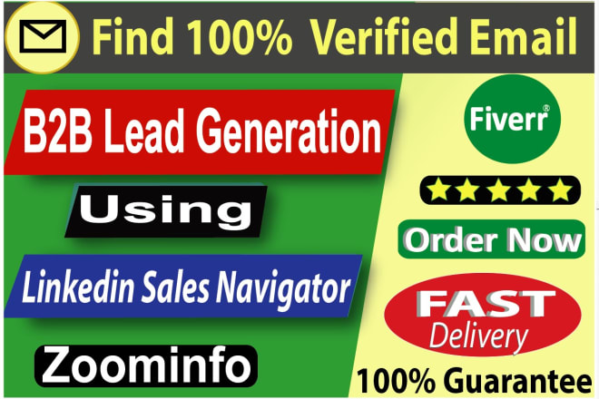 I will do b2b lead generation and email list building for your business