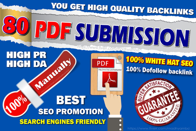 I will do doc ppt article and pdf submission to top 80 pdf sharing sites