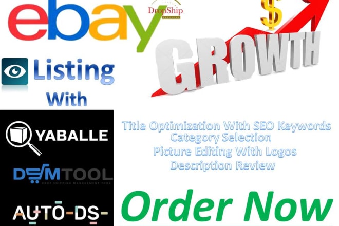 I will do drop shipping amazon to ebay listing via listing tools