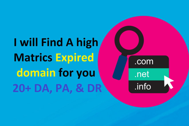 I will do expired domain research for you with high metrics