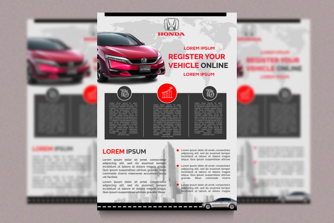 I will do flyer design brochure design company profile