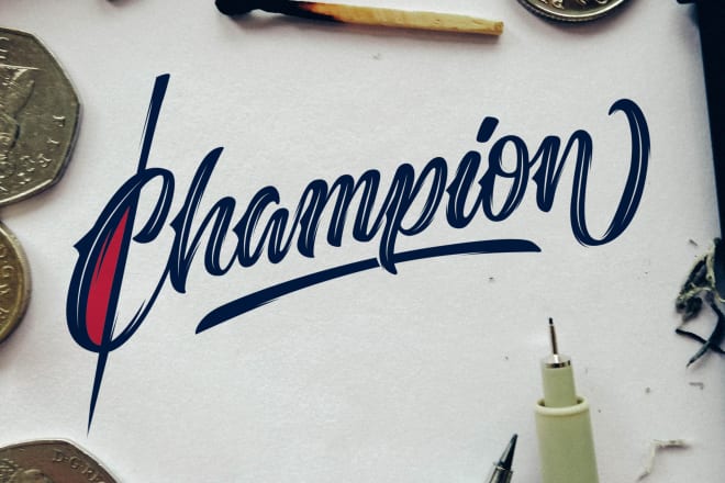 I will do hand lettering and typography logo design within 6 hrs