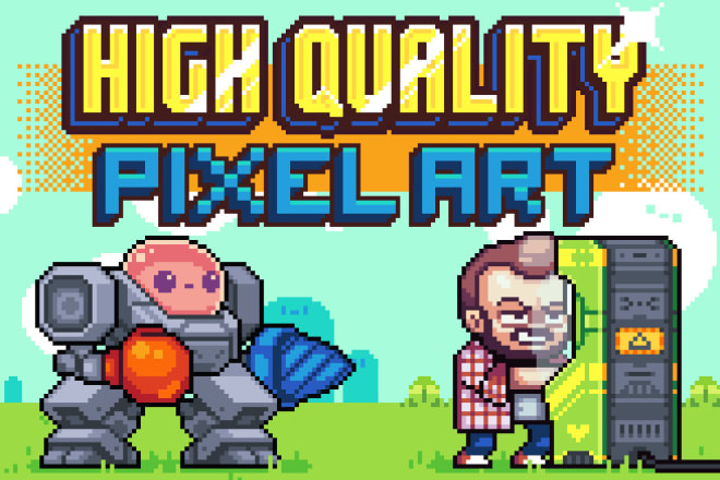I will do high quality pixel art and animations