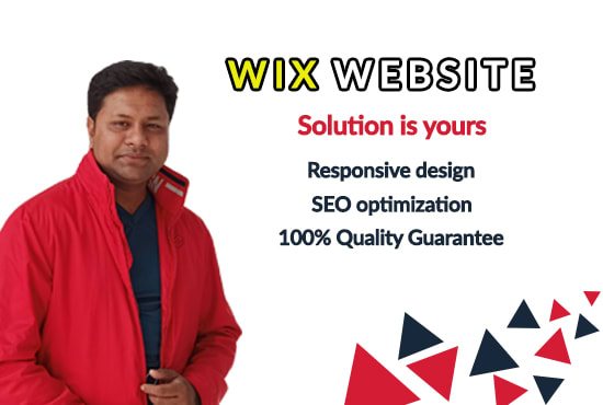 I will do high quality website design from wix as a website creator