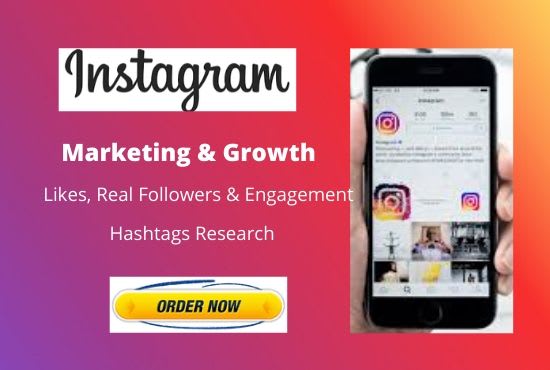 I will do instagram marketing to grow followers and engagement maker
