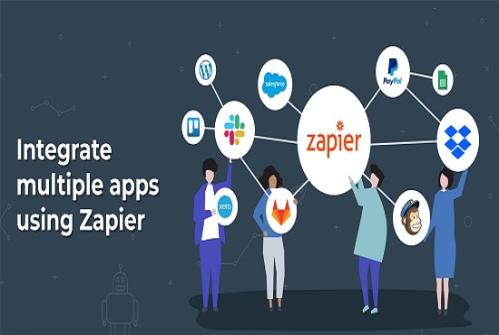 I will do integration or automation using zapier and integromat