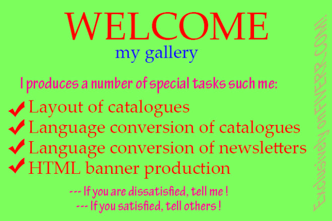 I will do language conversion of newsletters