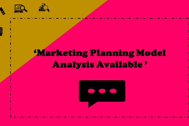 I will do marketing model analysis