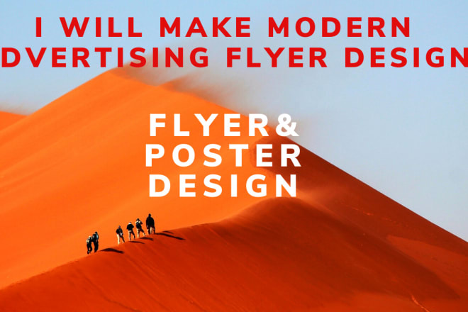 I will do modern marketing flyer design for your business