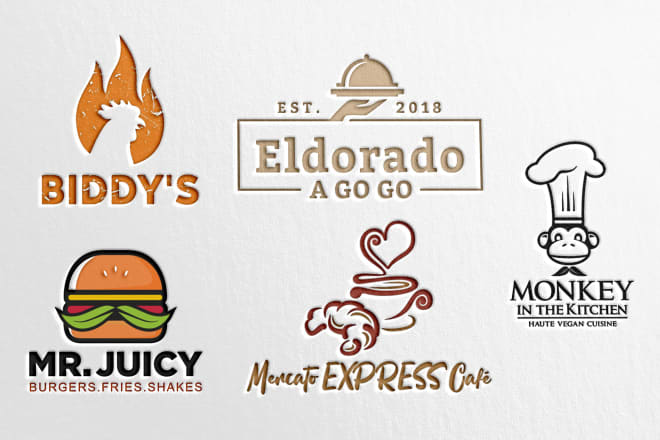 I will do modern restaurant,kitchen,food,catering,cafe,bar,coffee shop logo