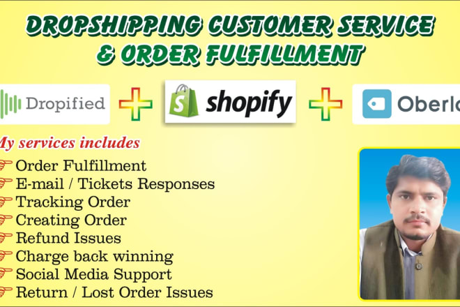 I will do order fulfillment email support for webshop online store