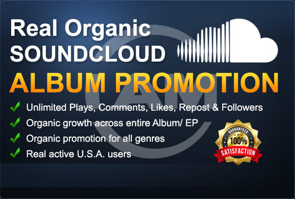 I will do organic soundcloud promotion for album or ep to US audience