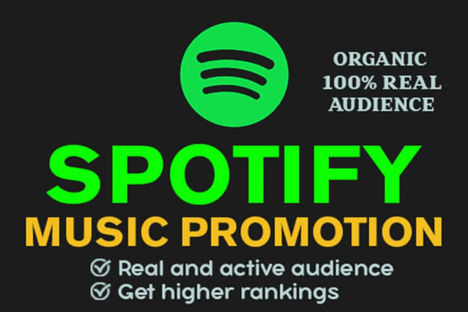 I will do organic spotify promotion for your single track
