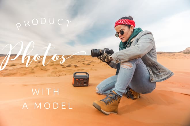 I will do product photography with a model