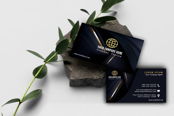 I will do professional business cards, visiting cards design 24hrs