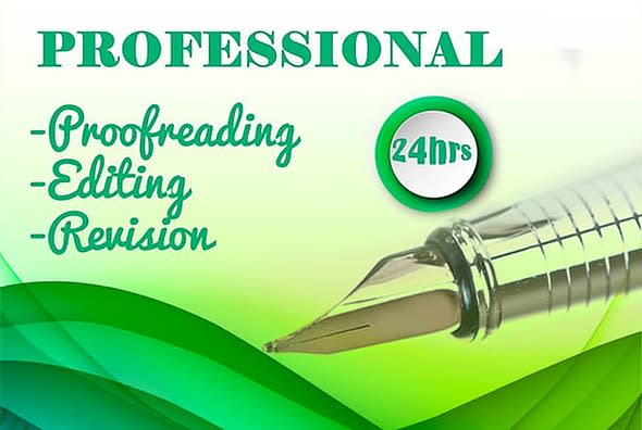 I will do proofreading editing formatting copywriting in 24 hours