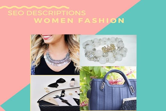 I will do SEO shopify description jewelry, clothing, beauty items
