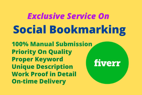 I will do social bookmarking for any URL