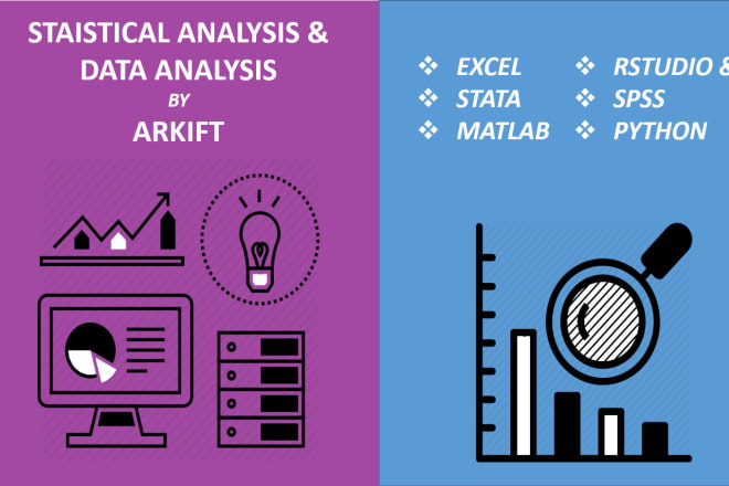 I will do statistical analysis with excel, spss, r, and python
