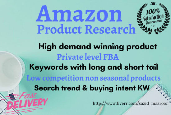 I will do the best amazon product research with keyword analysis