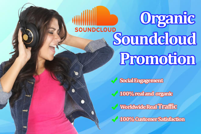 I will do viral soundcloud music promotion, spotify music, soundcloud promotion