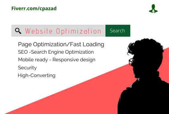 I will do website optimization, SEO service increase page performance and more