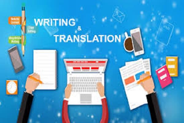 I will do writing and translation
