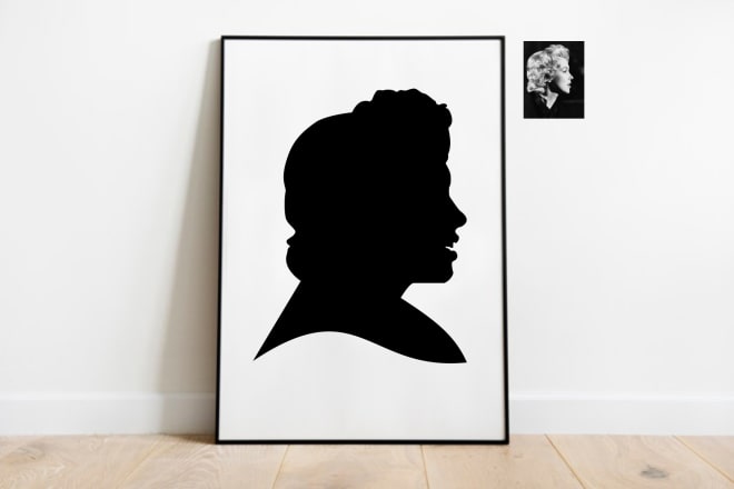 I will draw a beautiful silhouette of any image or photo