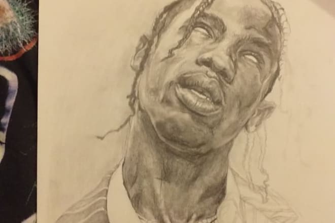 I will draw pencil portraits of your photos