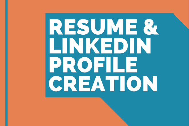 I will edit or create your resume or linkedin profile