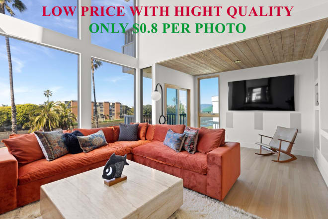 I will edit real estate photos in 24 hour with 0,8 usd