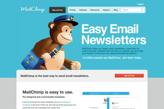 I will edit your MailChimp email blast template