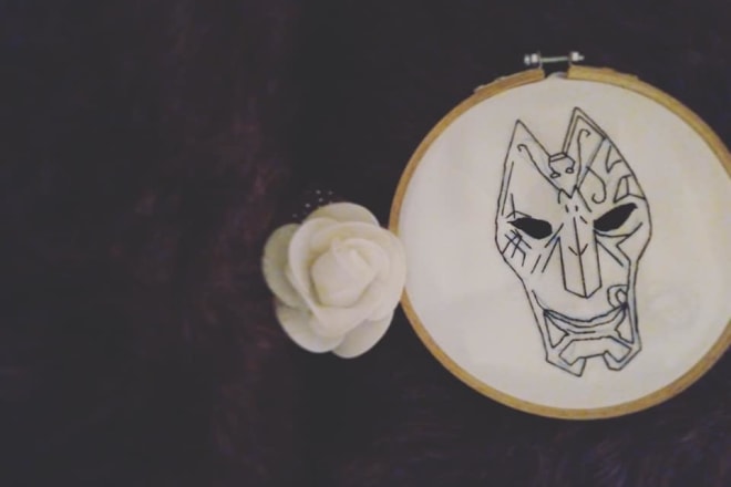 I will embroider league of legends character for you