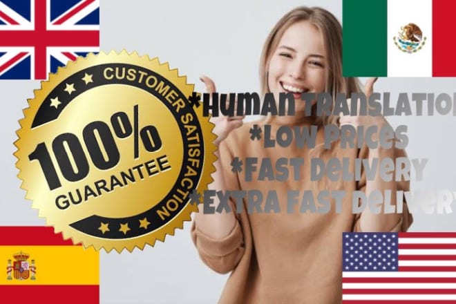 I will extra fast translator work cheap, efficient and trustworthy