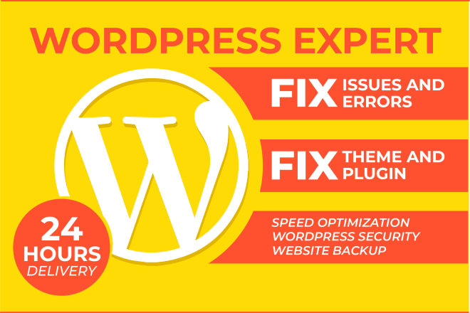 I will fix wordpress issues, errors or do wordpress custom work