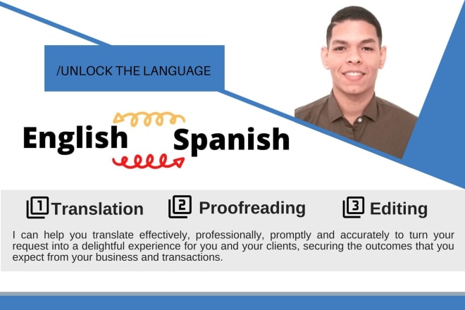 I will flawlessly translate spanish and english