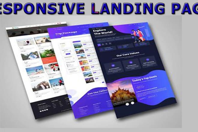 I will form landing page, sales funnel, blog page, squeeze page, wordpress landing page