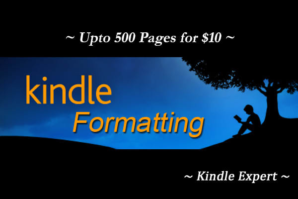 I will format upto 500 pages and convert and format to kindle formatting in 24hrs