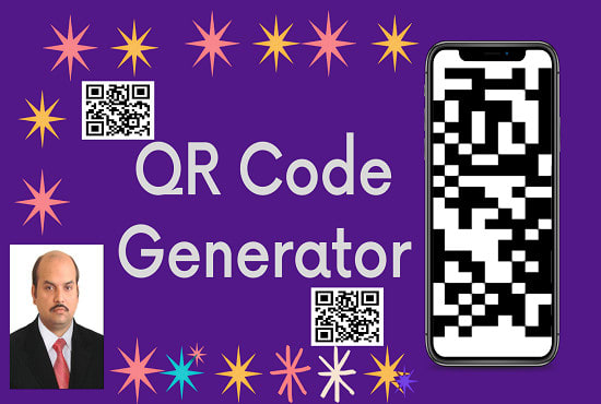 I will generate qr code jobs with your business logo