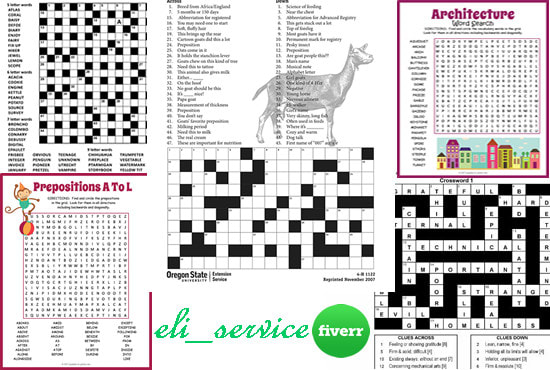 I will ghostwrite crossword maze word search puzzle book for you