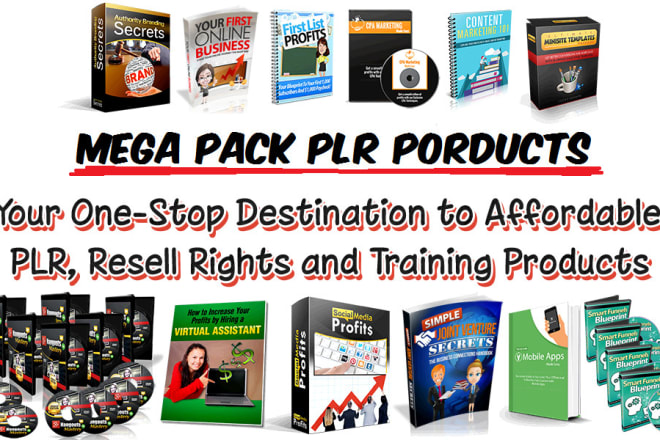 I will give over 8 000 000 million plr articles ebooks book covers video