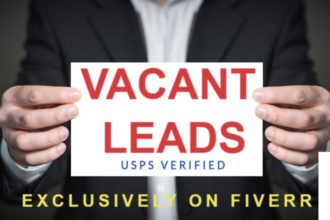 I will give you vacant leads with vacancy check date