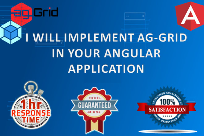 I will implement ag grid with angular