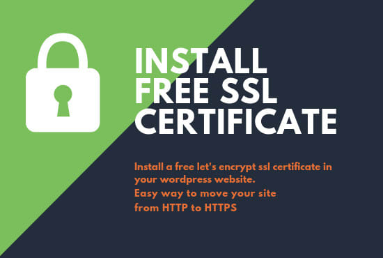 I will install free SSL certificate in cpanel