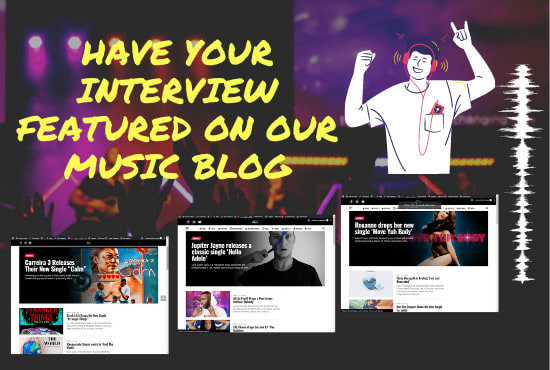 I will interview you as a musician on the best music blog in africa