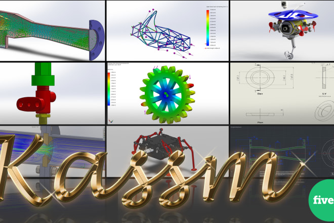 I will make 2d drawings 3d models renders and simulations on solidworks and autocad
