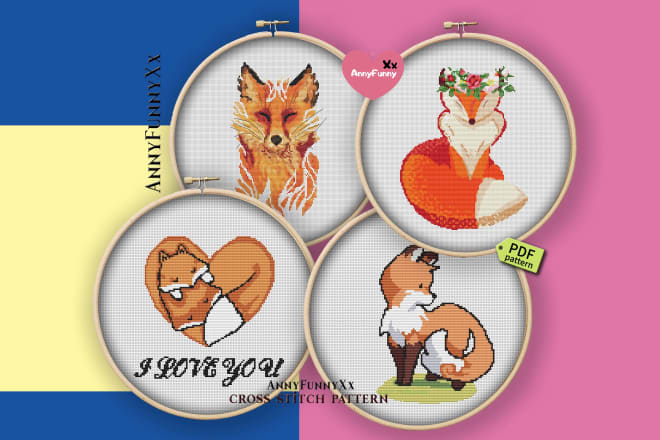 I will make a cross stitch pattern PDF for you