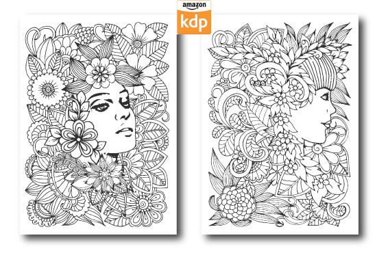 I will make adult coloring pages or book